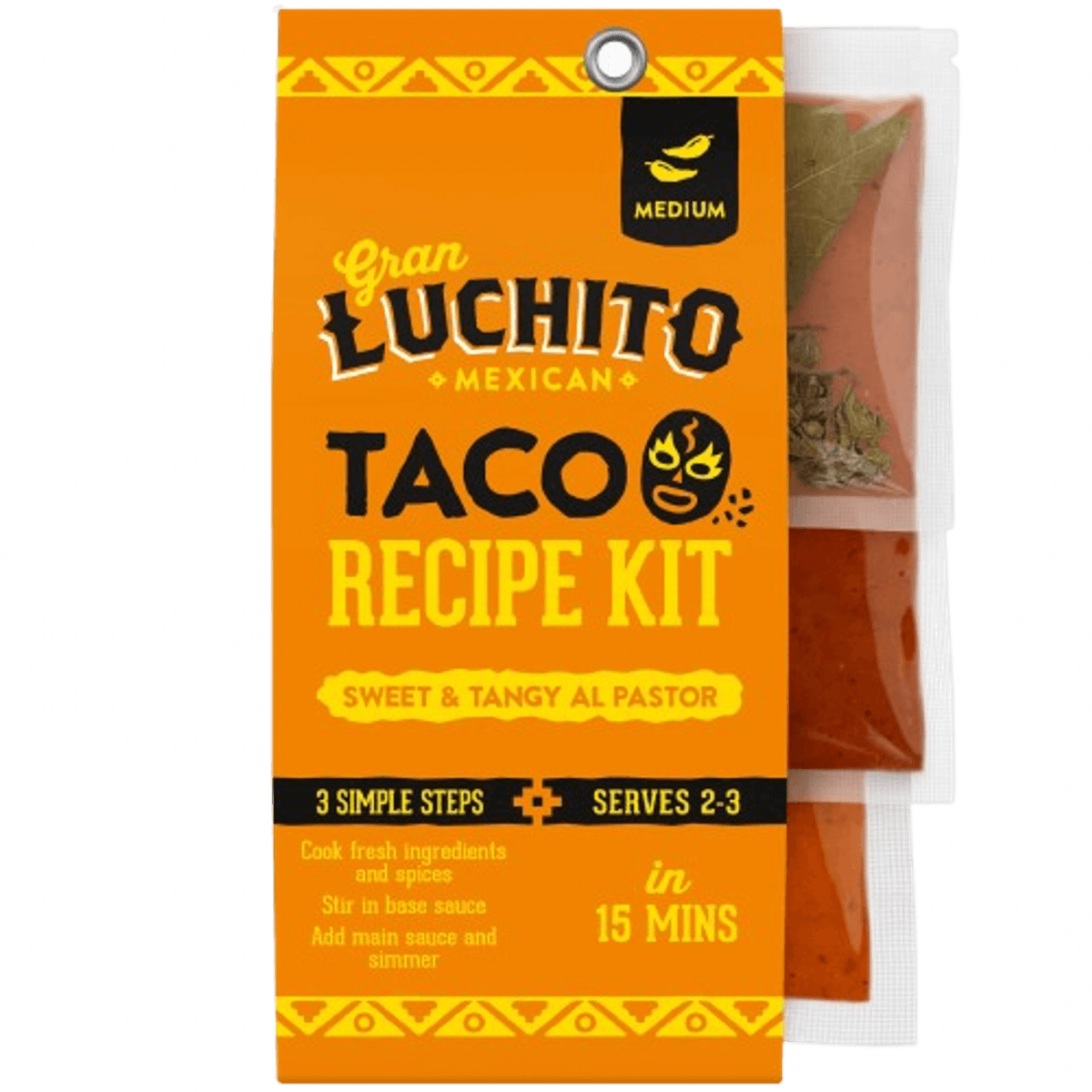 Al Pastor Taco Kit 300g / Gran Luchito