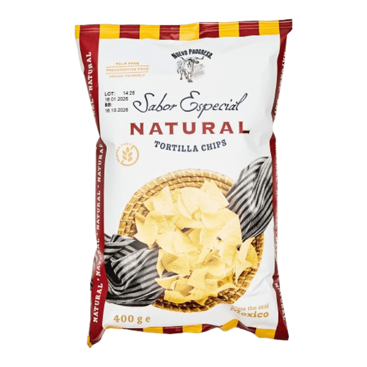 Restaurant Style Tortilla Chips 400g / Nuevo Progreso