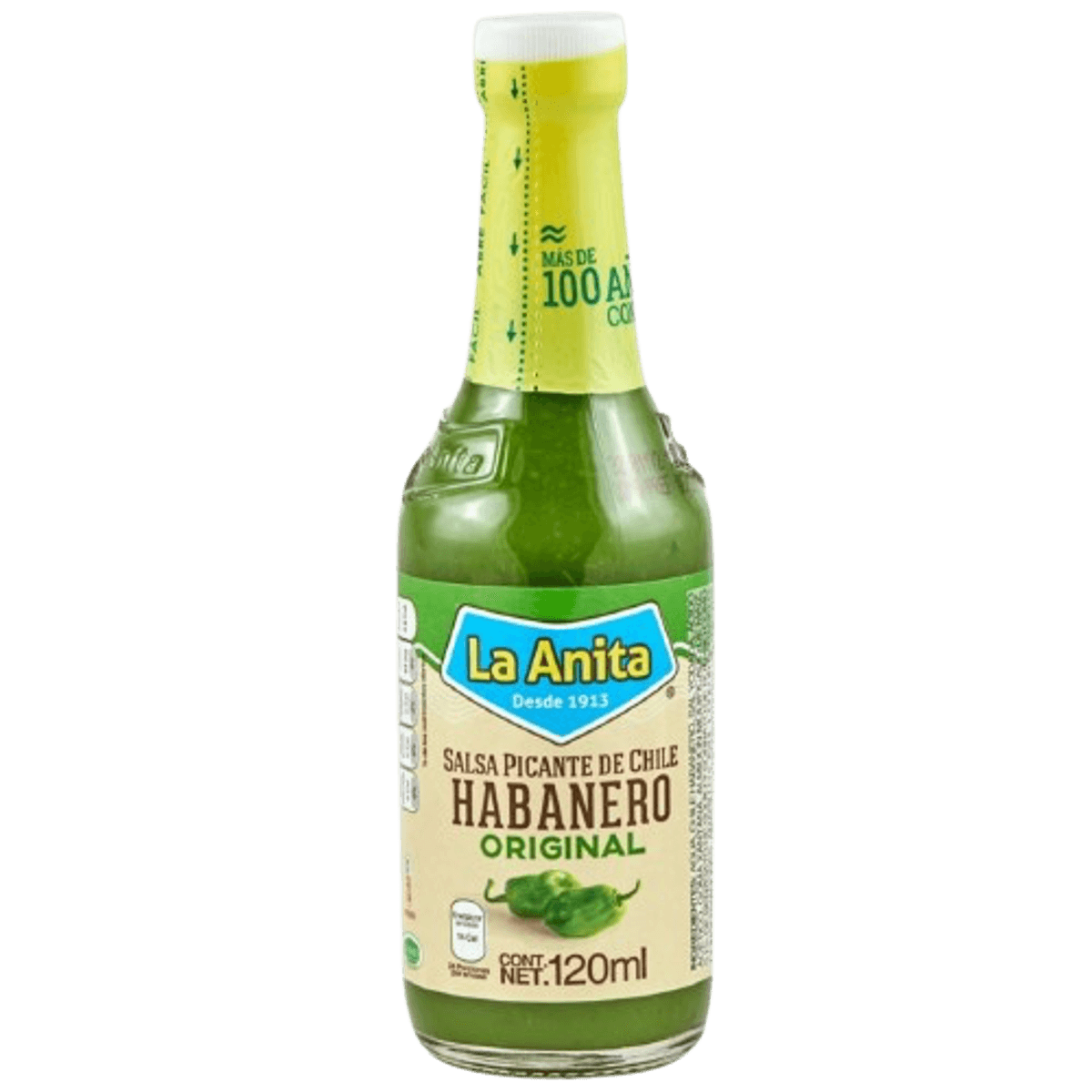 Green Habanero Salsa 120ml / La Anita 