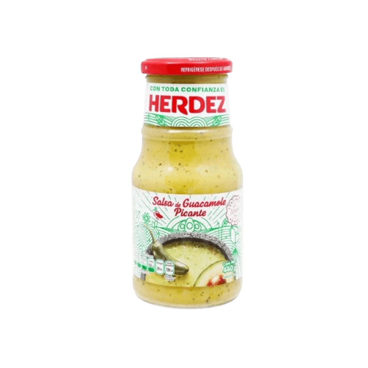 Guacamole Picante 453g / Herdez