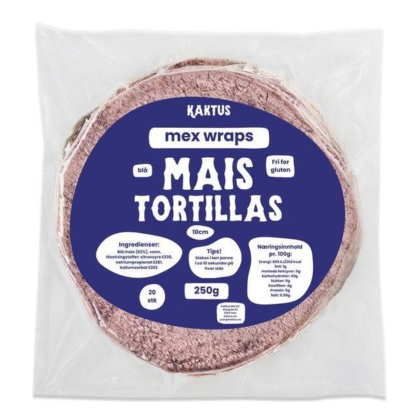 Hovedbilde Blå Maistortillas 10cm 250g / ...