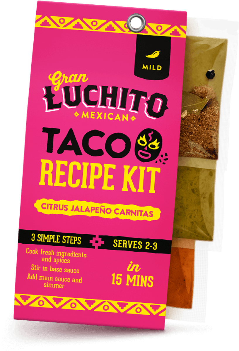 Carnitas Taco Kit 270g / Gran Luchito