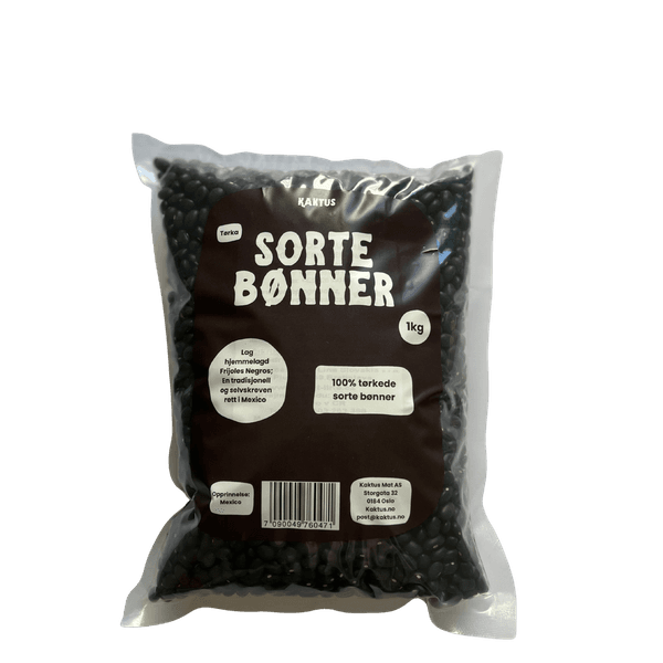 Hovedbilde Sorte bønner 1kg / Kaktus