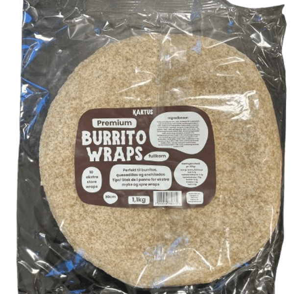 Hovedbilde Burrito Wraps Fullkorn 30cm ...